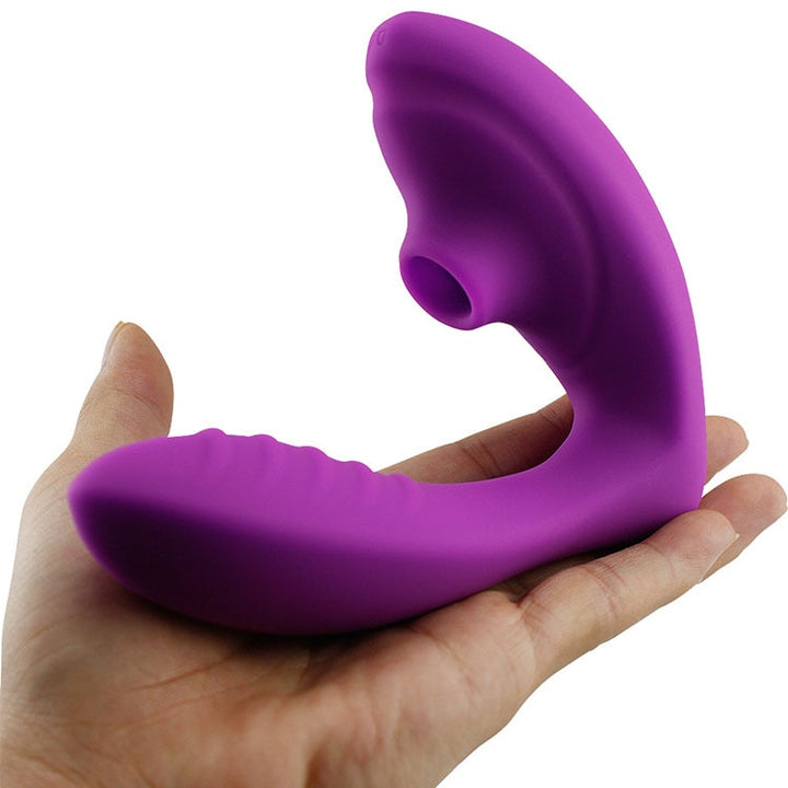 Vibrador de Ponto G e Sugador de Clitóris com 10 Níveis - INFINIT