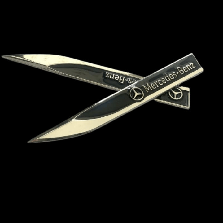 EMBLEMA METALICO 2 pcs