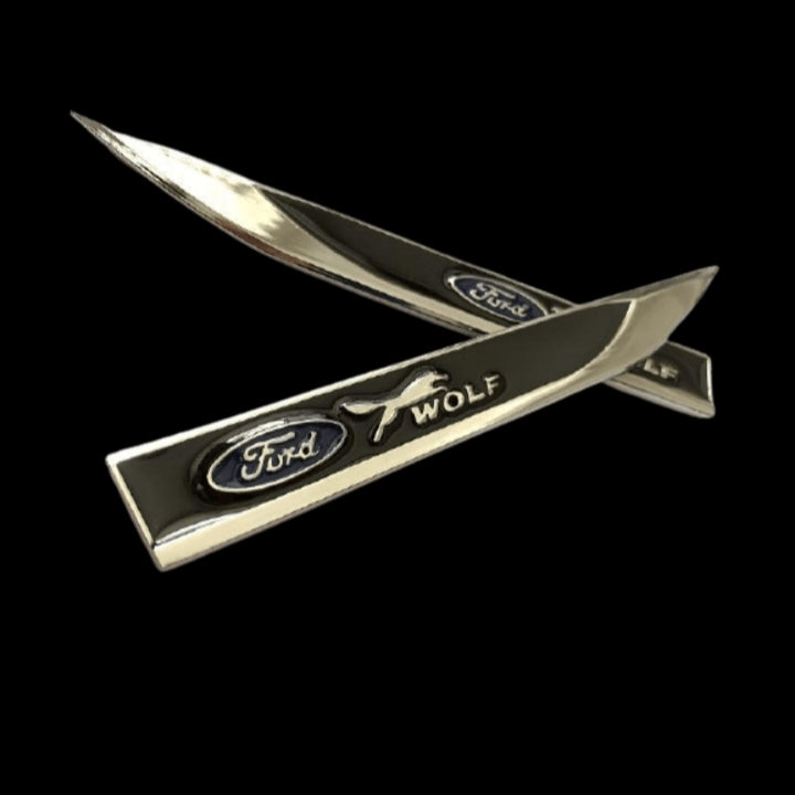 EMBLEMA METALICO 2 pcs