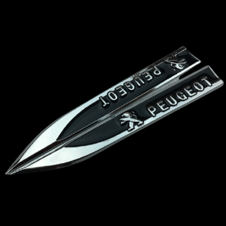 EMBLEMA METALICO 2 pcs