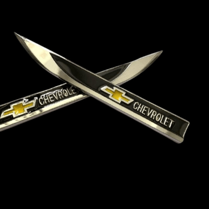EMBLEMA METALICO 2 pcs