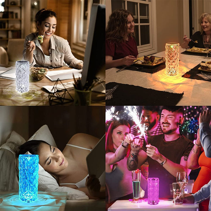 Luminária de mesa - Cristal LED