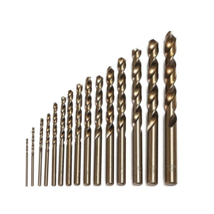 Brocas Com Liga de Cobalto Kit 15Pcs
